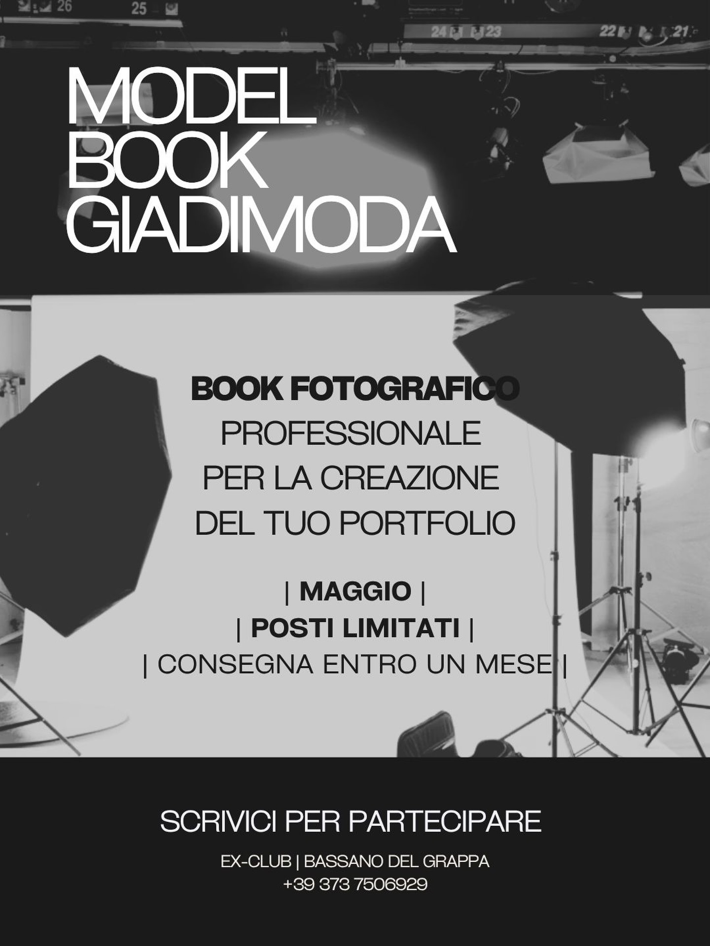 Stiamo selezionando modelli e modelle per uno shooting dedicato alla creazione del portfolio professionale.

Un’esperienza pensata per valorizzare la tua immagine e costruire un composit adatto a casting e progetti nel mondo moda ed eventi.

📍 Shooting previsto per maggio
📦 Consegna materiale entro 30 giorni
👉 Posti limitati

Per candidarti: scrivici in DM o via email

📩 info@giadimoda.com

#giadimoda 
#modelbook 
#casting 
#fashionmodel 
#shooting